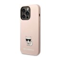 Karl Lagerfeld Choupette Body - Etui iPhone 14 Pro (jasnoróżowy) Karl Lagerfeld