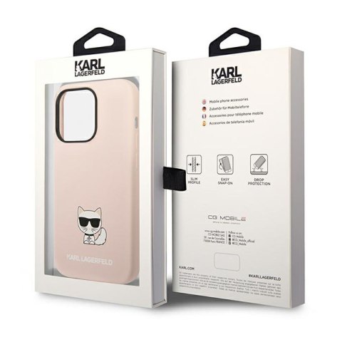 Karl Lagerfeld Choupette Body - Etui iPhone 14 Pro (jasnoróżowy) Karl Lagerfeld Karl Lagerfeld Choupette Body - Etui iPhone 14 Pro (jasnoróżowy) Karl Lagerfeld