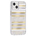 Case-Mate Pearl Stripes MagSafe - Etui iPhone 14 / iPhone 13 zdobione masą perłową (Pearl Stripes) Case-Mate