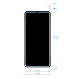 Crong 7D Nano Flexible Glass - Szkło hybrydowe 9H na cały ekran Samsung Galaxy M52 5G Crong