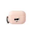 Karl Lagerfeld Silicone NFT Choupette Head 3D - Etui AirPods Pro 2 (różowy) Karl Lagerfeld