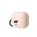 Karl Lagerfeld Silicone NFT Choupette Head 3D - Etui AirPods Pro 2 (różowy) Karl Lagerfeld