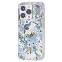 Rifle Paper Clear - Etui iPhone 14 Pro (Garden Party Blue) Rifle Paper
