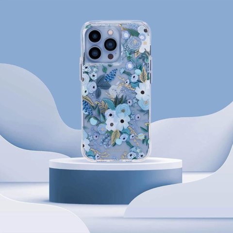 Rifle Paper Clear - Etui iPhone 14 Pro (Garden Party Blue) Rifle Paper Rifle Paper Clear - Etui iPhone 14 Pro (Garden Party Blue) Rifle Paper