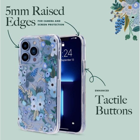 Rifle Paper Clear - Etui iPhone 14 Pro Max (Garden Party Blue) Rifle Paper Rifle Paper Clear - Etui iPhone 14 Pro Max (Garden Party Blue) Rifle Paper