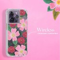 Rifle Paper Clear - Etui iPhone 14 Pro zdobione złotem (Rose Garden) Rifle Paper