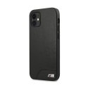 BMW Smooth PU Leather - Etui iPhone 12 mini (czarny) BMW