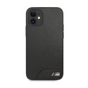 BMW Smooth PU Leather - Etui iPhone 12 mini (czarny) BMW