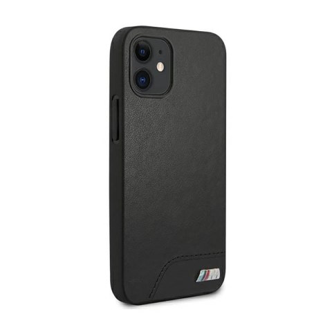 BMW Smooth PU Leather - Etui iPhone 12 mini (czarny) BMW BMW Smooth PU Leather - Etui iPhone 12 mini (czarny) BMW