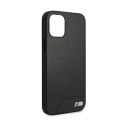 BMW Smooth PU Leather - Etui iPhone 12 mini (czarny) BMW