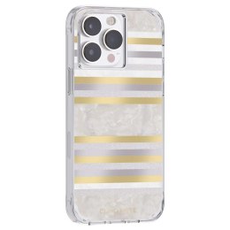Case-Mate Pearl Stripes MagSafe - Etui iPhone 14 Pro Max zdobione masą perłową (Pearl Stripes) Case-Mate