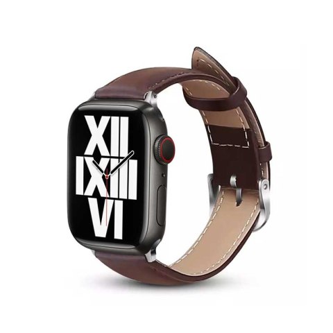 Crong Noble Band - Pasek z naturalnej skóry do Apple Watch 44/45/46/49 mm (Espresso) Crong Crong Noble Band - Pasek z naturalnej skóry do Apple Watch 44/45/46/49 mm (Espresso) Crong