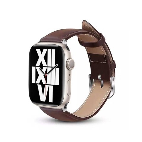 Crong Noble Band - Pasek z naturalnej skóry do Apple Watch 44/45/46/49 mm (Espresso) Crong Crong Noble Band - Pasek z naturalnej skóry do Apple Watch 44/45/46/49 mm (Espresso) Crong