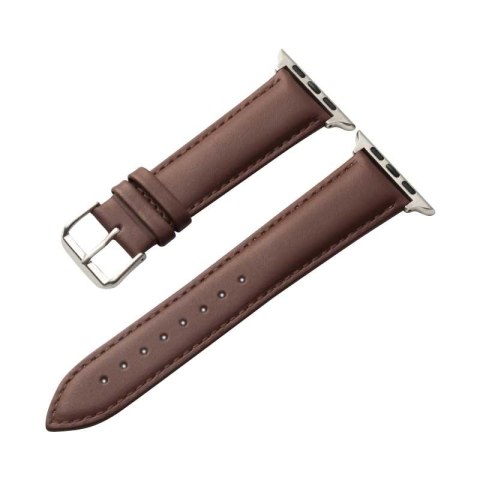 Crong Noble Band - Pasek z naturalnej skóry do Apple Watch 44/45/46/49 mm (Espresso) Crong Crong Noble Band - Pasek z naturalnej skóry do Apple Watch 44/45/46/49 mm (Espresso) Crong