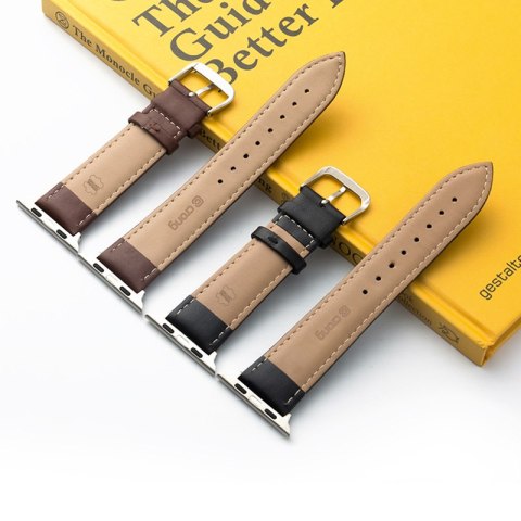 Crong Noble Band - Pasek z naturalnej skóry do Apple Watch 44/45/46/49 mm (Espresso) Crong Crong Noble Band - Pasek z naturalnej skóry do Apple Watch 44/45/46/49 mm (Espresso) Crong