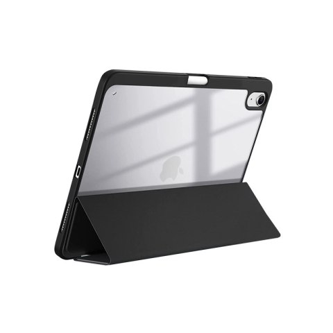 Crong PrimeFolio - Etui iPad 10.9" (2022) z podstawką i schowkiem na Apple Pencil (czarny/przezroczysty) Crong Crong PrimeFolio - Etui iPad 10.9" (2022) z podstawką i schowkiem na Apple Pencil (czarny/przezroczysty) Crong