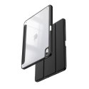 Crong PrimeFolio - Etui iPad 10.9" (2022) z podstawką i schowkiem na Apple Pencil (czarny/przezroczysty) Crong