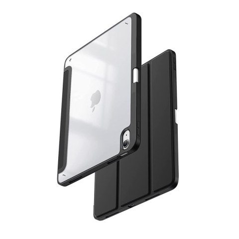 Crong PrimeFolio - Etui iPad 10.9" (2022) z podstawką i schowkiem na Apple Pencil (czarny/przezroczysty) Crong Crong PrimeFolio - Etui iPad 10.9" (2022) z podstawką i schowkiem na Apple Pencil (czarny/przezroczysty) Crong