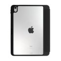 Crong PrimeFolio - Etui iPad 10.9" (2022) z podstawką i schowkiem na Apple Pencil (czarny/przezroczysty) Crong