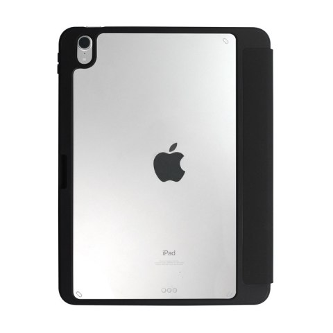 Crong PrimeFolio - Etui iPad 10.9" (2022) z podstawką i schowkiem na Apple Pencil (czarny/przezroczysty) Crong Crong PrimeFolio - Etui iPad 10.9" (2022) z podstawką i schowkiem na Apple Pencil (czarny/przezroczysty) Crong