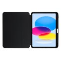 Crong PrimeFolio - Etui iPad 10.9" (2022) z podstawką i schowkiem na Apple Pencil (czarny/przezroczysty) Crong