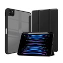 Crong PrimeFolio - Etui iPad Pro 11" (2022-2021) / iPad Air 11" M2 (2024) / iPad Air 10.9" (5-4 gen.) (czarny/przezroczysty) Crong