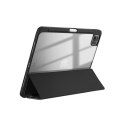 Crong PrimeFolio - Etui iPad Pro 11" (2022-2021) / iPad Air 11" M2 (2024) / iPad Air 10.9" (5-4 gen.) (czarny/przezroczysty) Crong