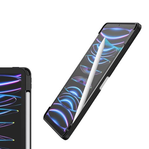 Crong PrimeFolio - Etui iPad Pro 11" (2022-2021) / iPad Air 11" M2 (2024) / iPad Air 10.9" (5-4 gen.) (czarny/przezroczysty) Crong Crong PrimeFolio - Etui iPad Pro 11" (2022-2021) / iPad Air 11" M2 (2024) / iPad Air 10.9" (5-4 gen.) (czarny/przezroczysty) Crong
