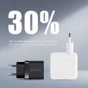 Crong Ultra Compact GaN - Ładowarka sieciowa 2x USB-C 35W PD 3.0 z PPS (czarny) Crong