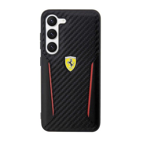 Ferrari Carbon Contrast Edges - Etui Samsung Galaxy S23+ (czarny) Ferrari Ferrari Carbon Contrast Edges - Etui Samsung Galaxy S23+ (czarny) Ferrari