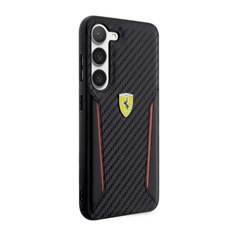Ferrari Carbon Contrast Edges - Etui Samsung Galaxy S23+ (czarny) Ferrari Ferrari Carbon Contrast Edges - Etui Samsung Galaxy S23+ (czarny) Ferrari