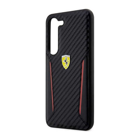 Ferrari Carbon Contrast Edges - Etui Samsung Galaxy S23+ (czarny) Ferrari Ferrari Carbon Contrast Edges - Etui Samsung Galaxy S23+ (czarny) Ferrari