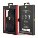 Ferrari Carbon Contrast Edges - Etui Samsung Galaxy S23+ (czarny) Ferrari