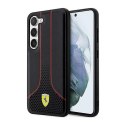 Ferrari Perforated 296P Collection - Etui Samsung Galaxy S23+ (czarny) Ferrari