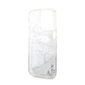 Karl Lagerfeld Liquid Glitter NFT Karl's Head - Etui iPhone 14 Pro Max (srebrny) Karl Lagerfeld