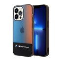 BMW Half Tricolor - Etui iPhone 14 Pro Max (czarny) BMW