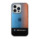 BMW Half Tricolor - Etui iPhone 14 Pro Max (czarny) BMW