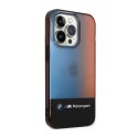 BMW Half Tricolor - Etui iPhone 14 Pro Max (czarny) BMW