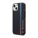 BMW Tricolor Stripe - Etui iPhone 14 (Czarny) BMW