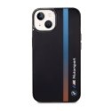 BMW Tricolor Stripe - Etui iPhone 14 (Czarny) BMW