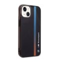BMW Tricolor Stripe - Etui iPhone 14 (Czarny) BMW