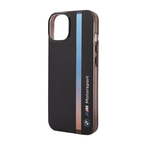 BMW Tricolor Stripe - Etui iPhone 14 (Czarny) BMW BMW Tricolor Stripe - Etui iPhone 14 (Czarny) BMW