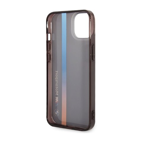BMW Tricolor Stripe - Etui iPhone 14 (Czarny) BMW BMW Tricolor Stripe - Etui iPhone 14 (Czarny) BMW