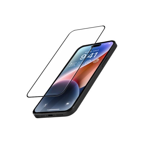 Crong Anti-Bacterial 3D Armour Glass - Szkło hartowane 9H na cały ekran iPhone 14 Pro + ramka instalacyjna Crong Crong Anti-Bacterial 3D Armour Glass - Szkło hartowane 9H na cały ekran iPhone 14 Pro + ramka instalacyjna Crong