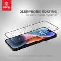 Crong Anti-Bacterial 3D Armour Glass - Szkło hartowane 9H na cały ekran iPhone 14 Pro + ramka instalacyjna Crong