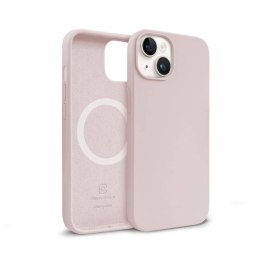 Crong Color Cover Magnetic - Etui iPhone 14 Plus MagSafe (piaskowy róż) Crong