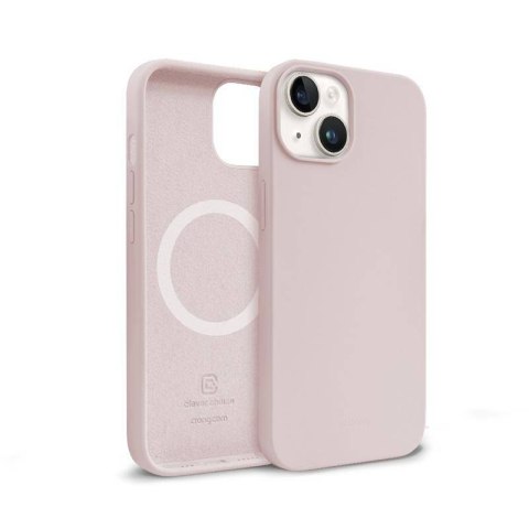 Crong Color Cover Magnetic - Etui iPhone 14 Plus MagSafe (piaskowy róż) Crong