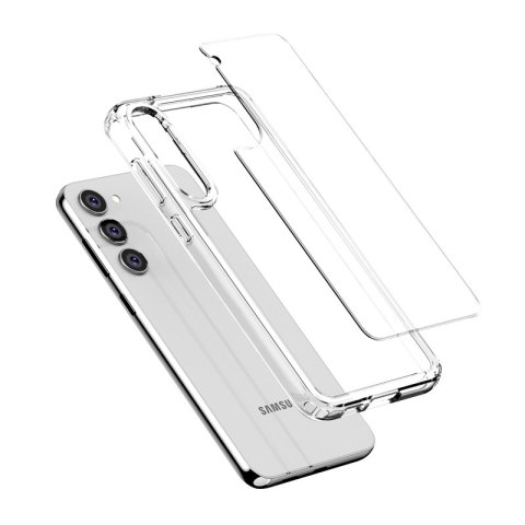 Crong Crystal Shield Cover - Etui Samsung Galaxy S23 (przezroczysty) Crong Crong Crystal Shield Cover - Etui Samsung Galaxy S23 (przezroczysty) Crong