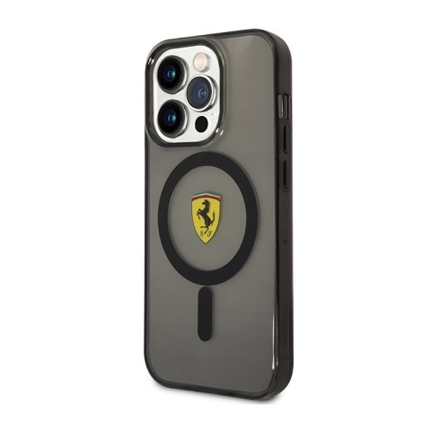 Ferrari Translucent MagSafe - Etui iPhone 14 Pro Max (Czarny) Ferrari Ferrari Translucent MagSafe - Etui iPhone 14 Pro Max (Czarny) Ferrari
