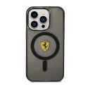 Ferrari Translucent MagSafe - Etui iPhone 14 Pro Max (Czarny) Ferrari